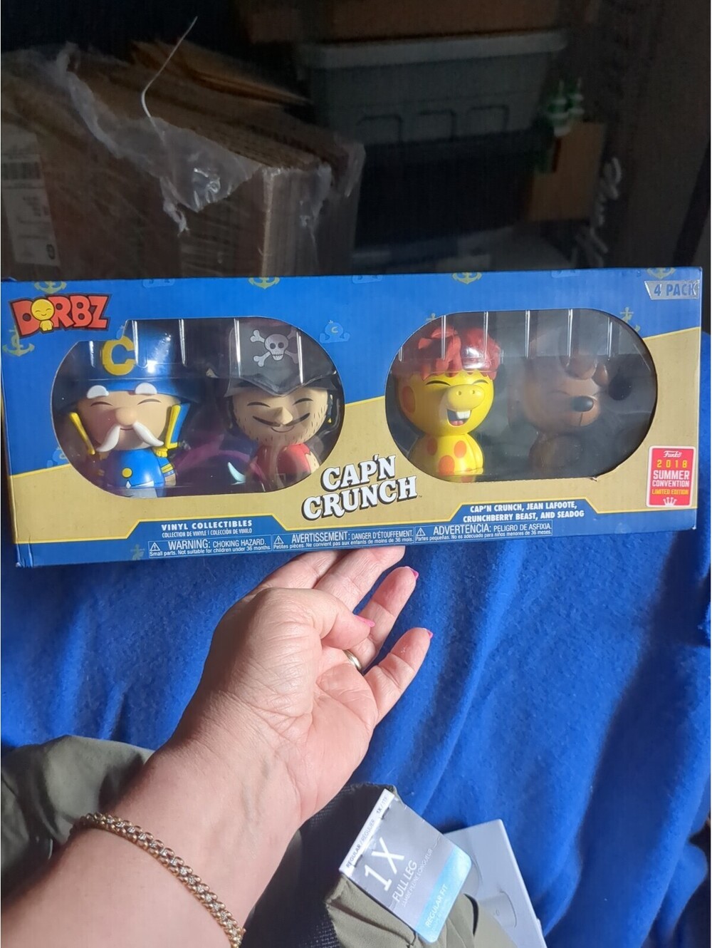 Funko Shop Dorbz  Captain Capn Crunch and Friends Set 2018 SDCC Limited Edition